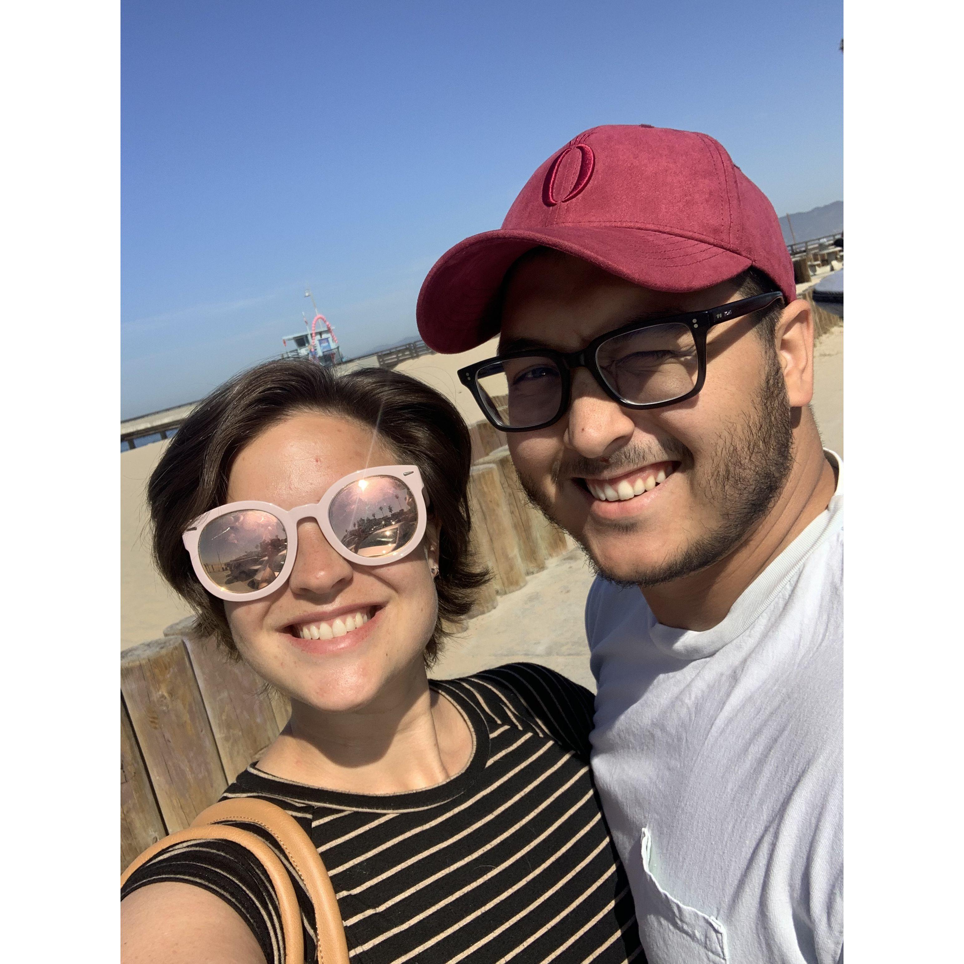 Surf lessons, Venice Beach, 2022.
