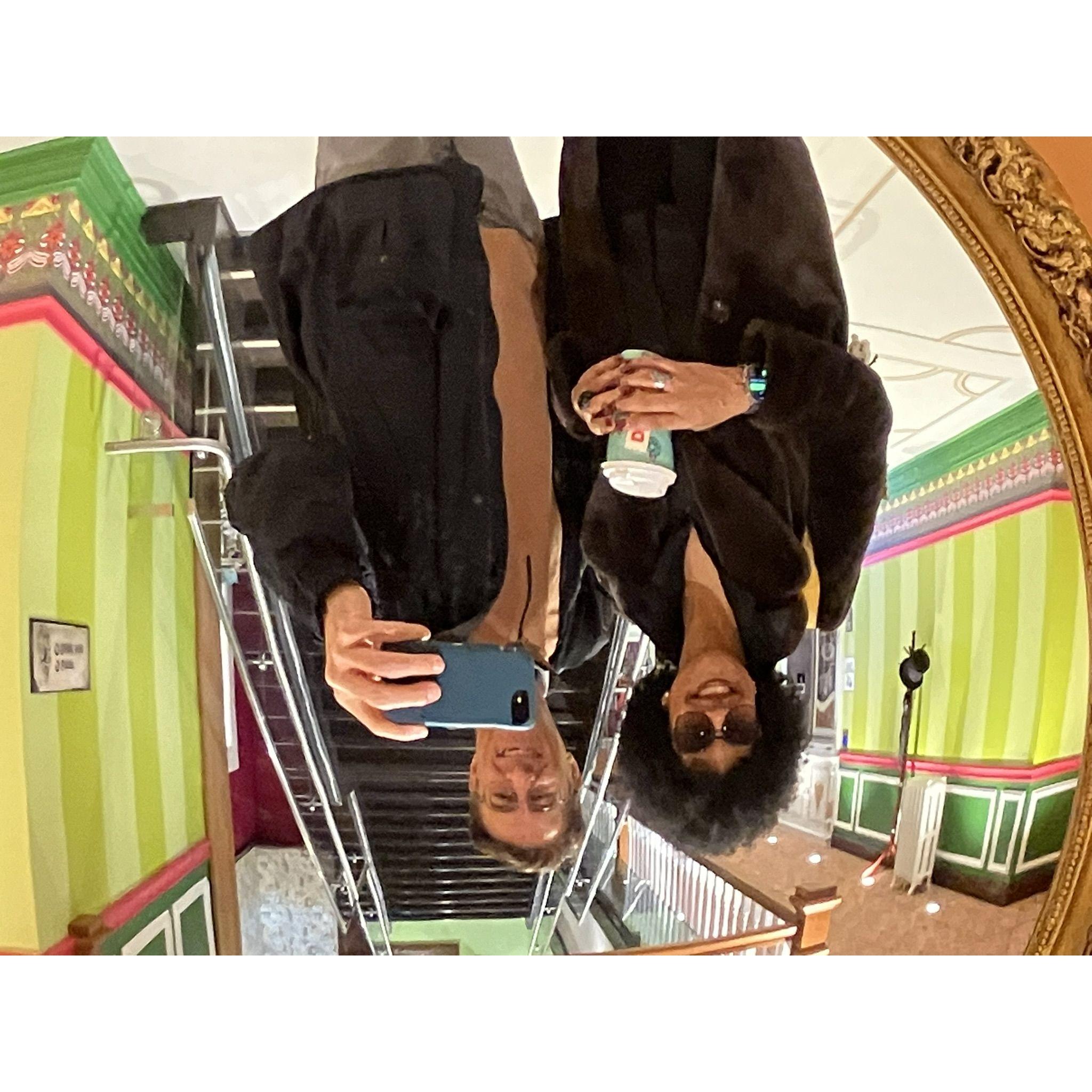 Upside down mirror at Alice in Wonderland at Epic, Verona, WI