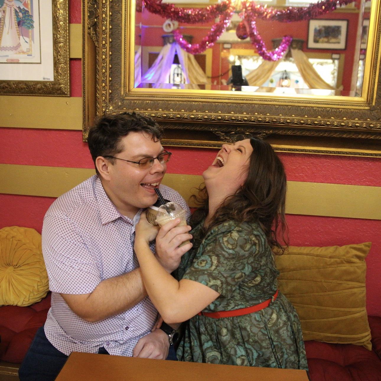 Fun fact: this is the cafe where the couple had their first date