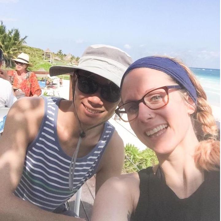 In Tulum.