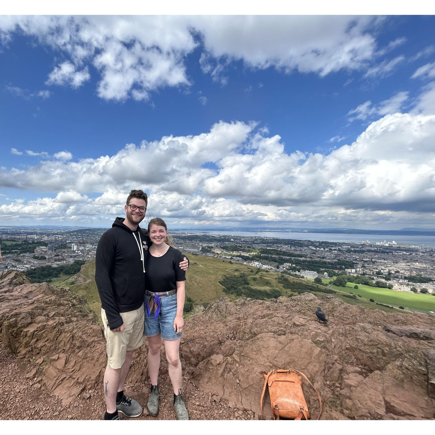 On top of King Arthur's Seat! Edinburgh, Scotland 2023
