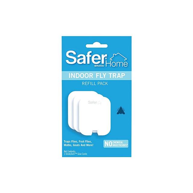 Safer Brand Safer Home SH503 Chemical Free Plug Refill Pack of Glue Cards for SH502 Indoor Fly Trap – 3 Pack, White