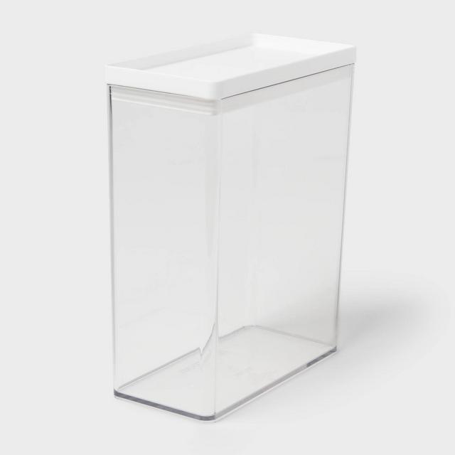 4.3qt Plastic Food Storage Canister - Brightroom™: BPA-Free Kitchen Organization, Clear Pantry Canister