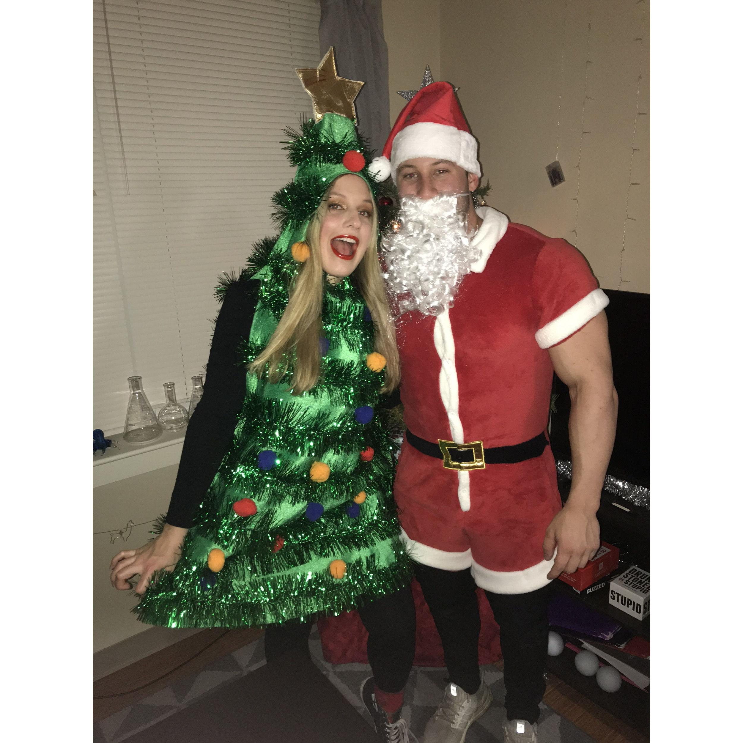 Our first Christmas together while in college