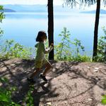 Enjoy a leisure stroll along the water, Trailhead for Pend d'Oreille Bay Trail!