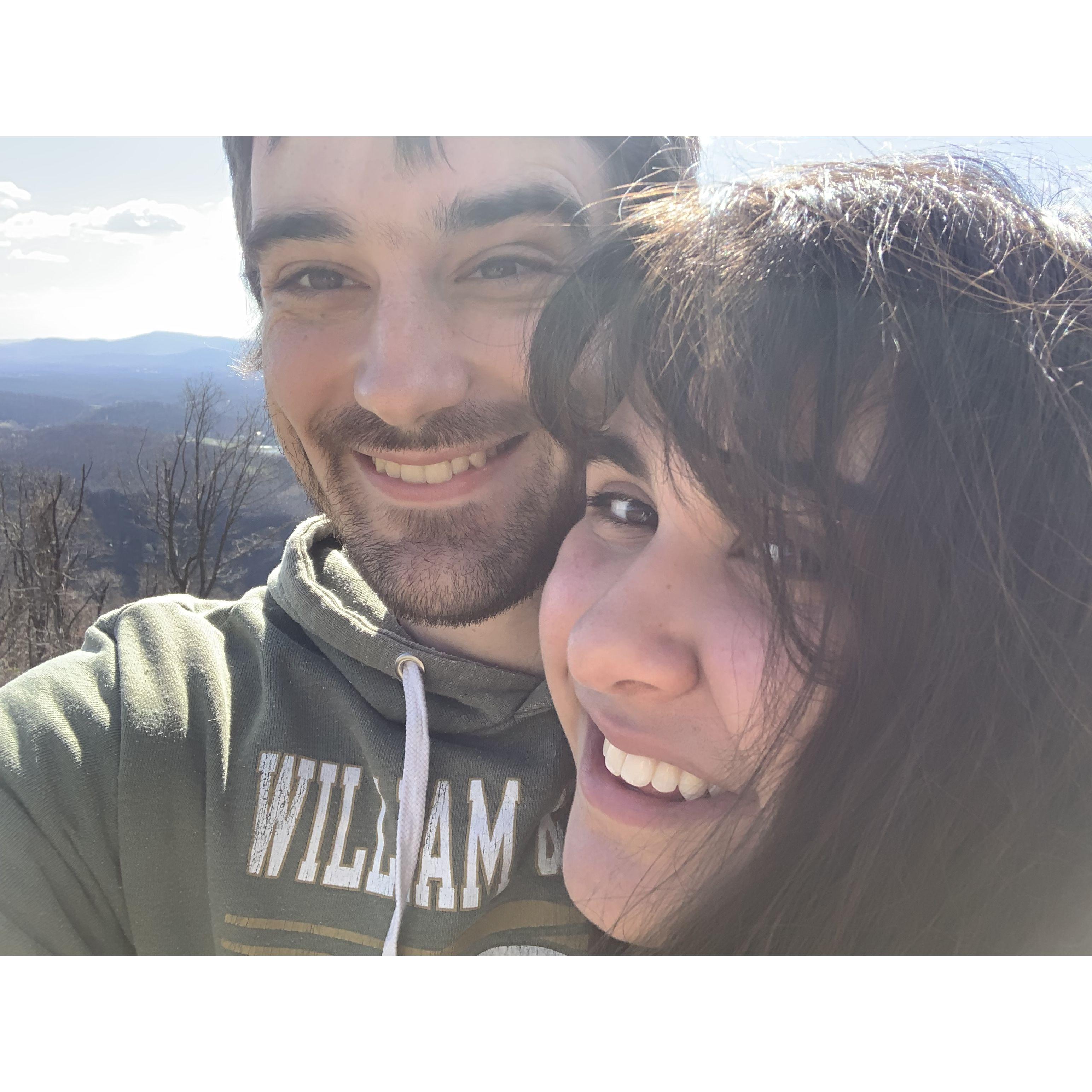 We took this on a scenic overlook on our way to Williamsburg!
