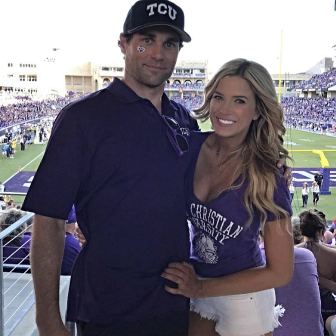 Jen’s first TCU game and our very first pic!
