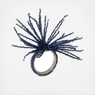 Spider Bead Burst Napkin Ring, Set of 4