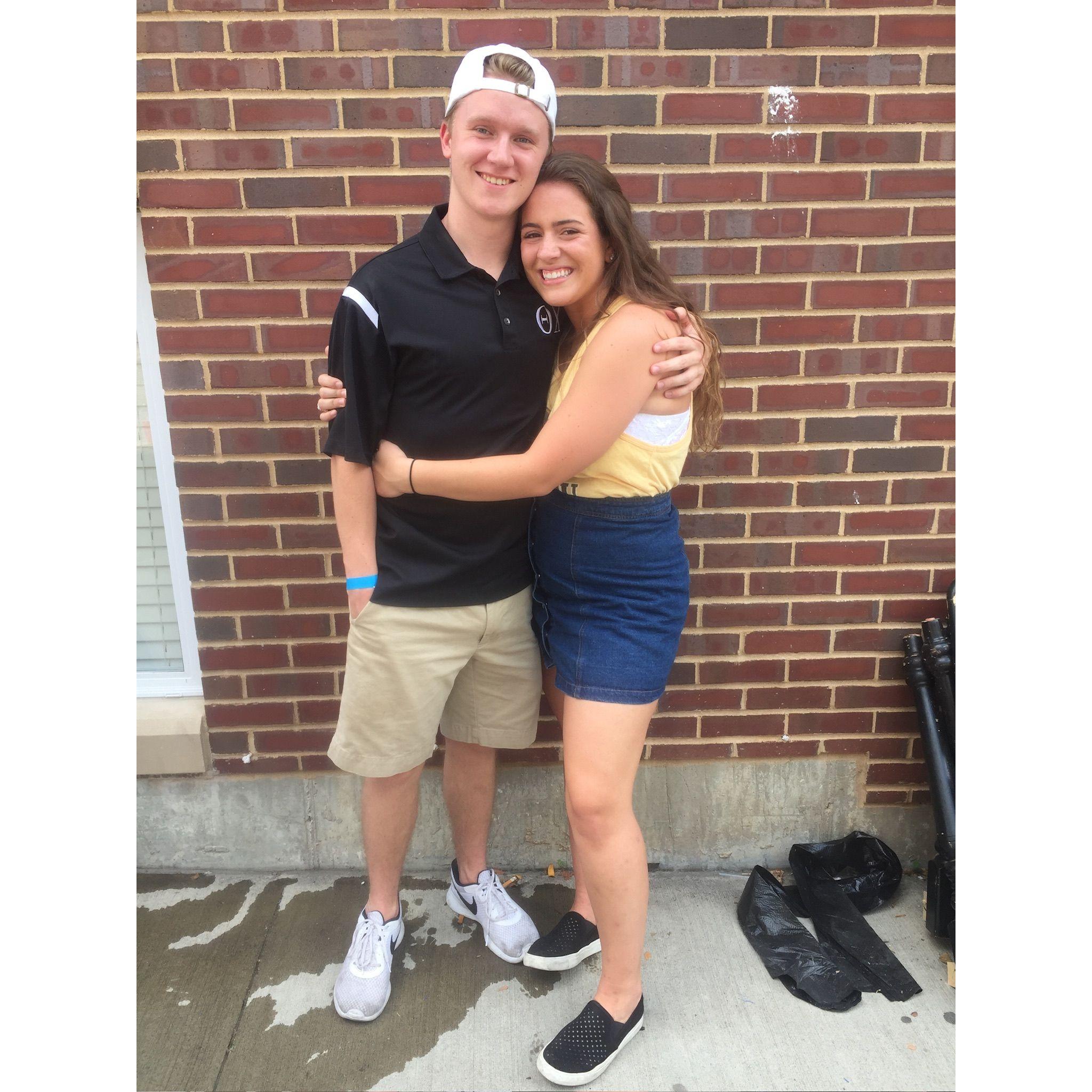 We met through Greek life at Mizzou. Tailgating was where you could find us on any given Saturday