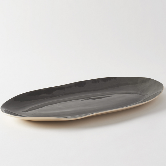 Black Oval Platter