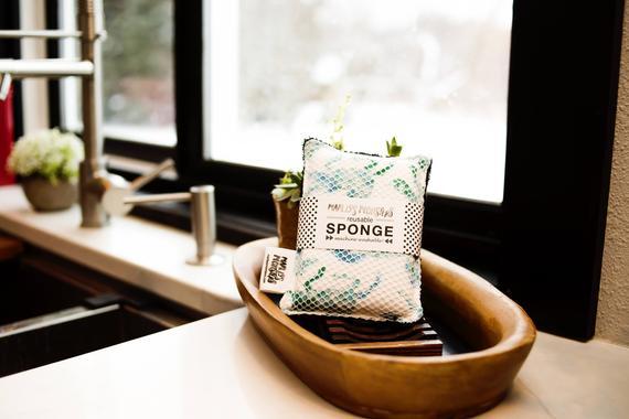 REUSABLE SPONGE. Perfect addition to the ecofriendly home.