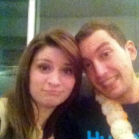 Our first photo together at the infamous "Around the World" Party. Thanks, Jelena :)