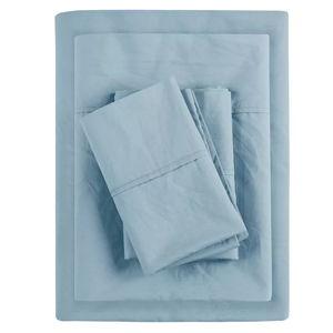 Madison Park Peached Cotton Percale Sheet Sets - Macy's - Queen - Teal