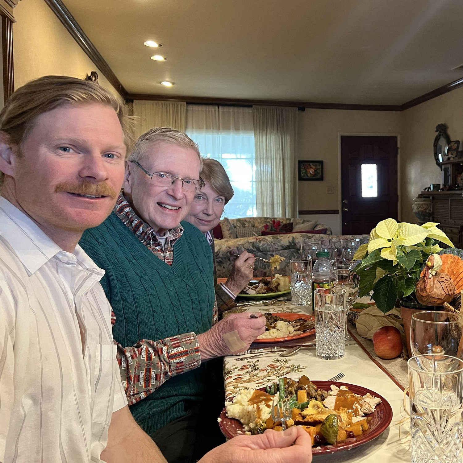 Thanksgiving 2024, Michael, Larry and Linda