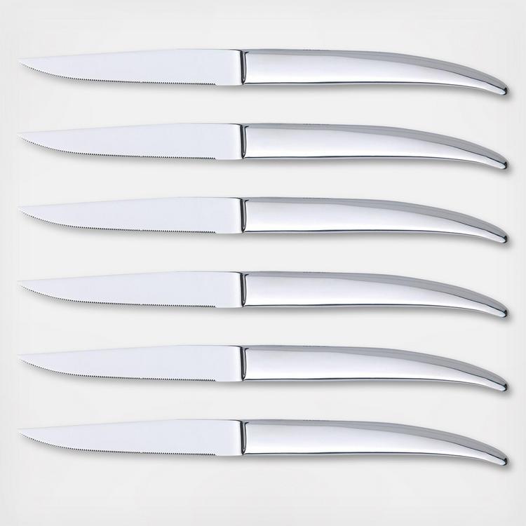 Tarrerias Bonjean Laguiole Sens Dark Wood Handle 6-Piece Steak Knife Set