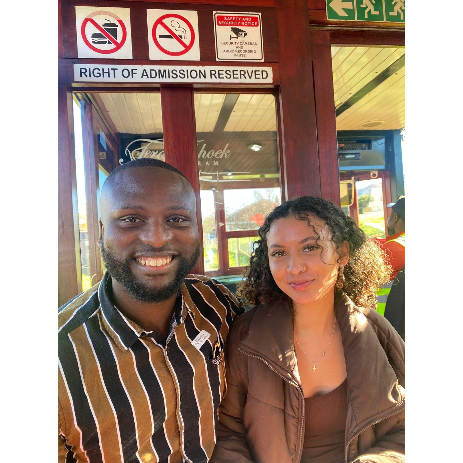 First ever photo together - 2 months before dating - taken by Terri