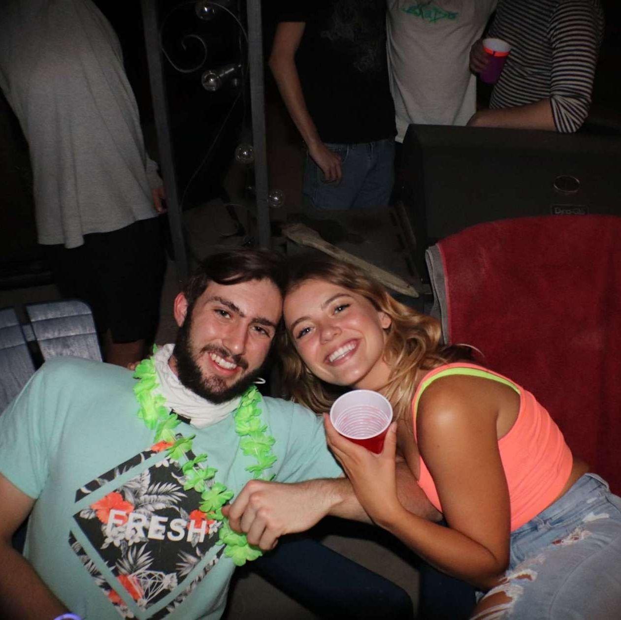 Our first picture together, Madi's personal favorite