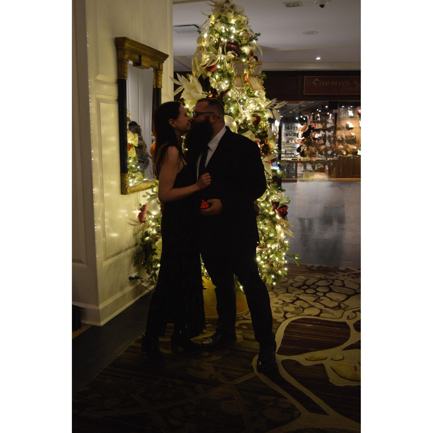 After she said yes!