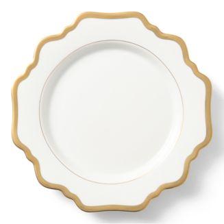 Anna Weatherley Simply Anna Antique White with Gold Salad Plate