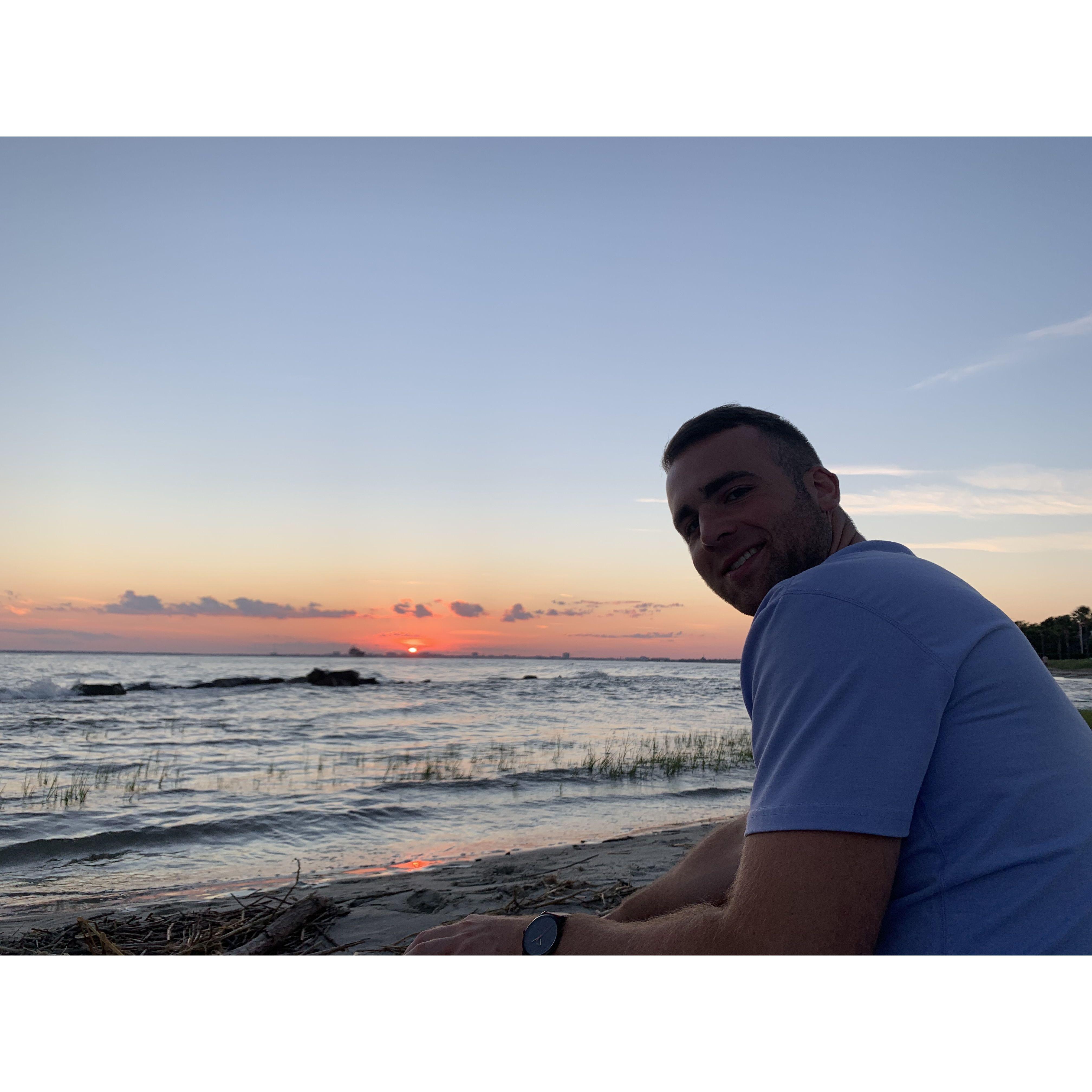 Preston's 23rd birthday celebration. We would be starting 8 weeks of long distance the next day.