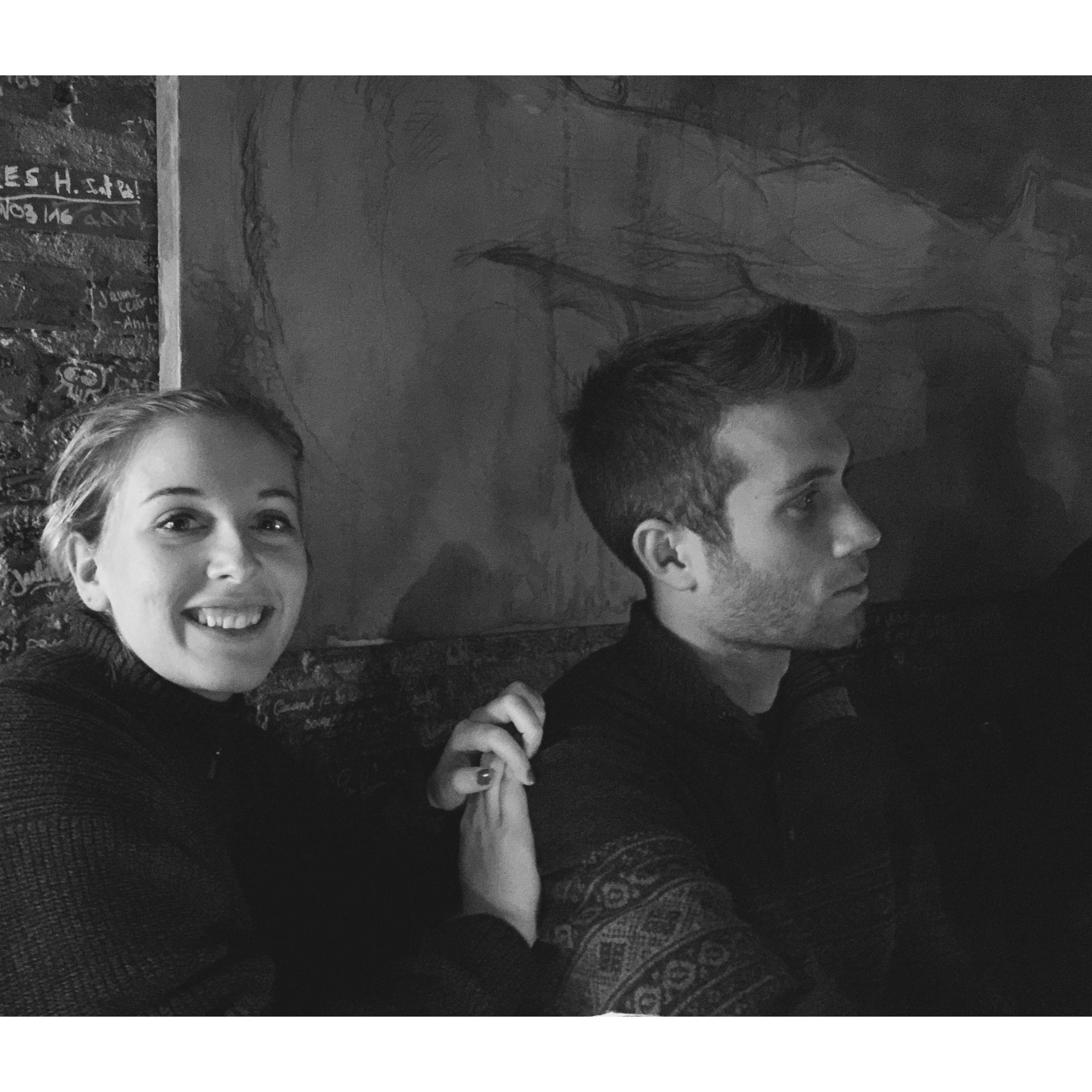 At a jazz bar in Paris