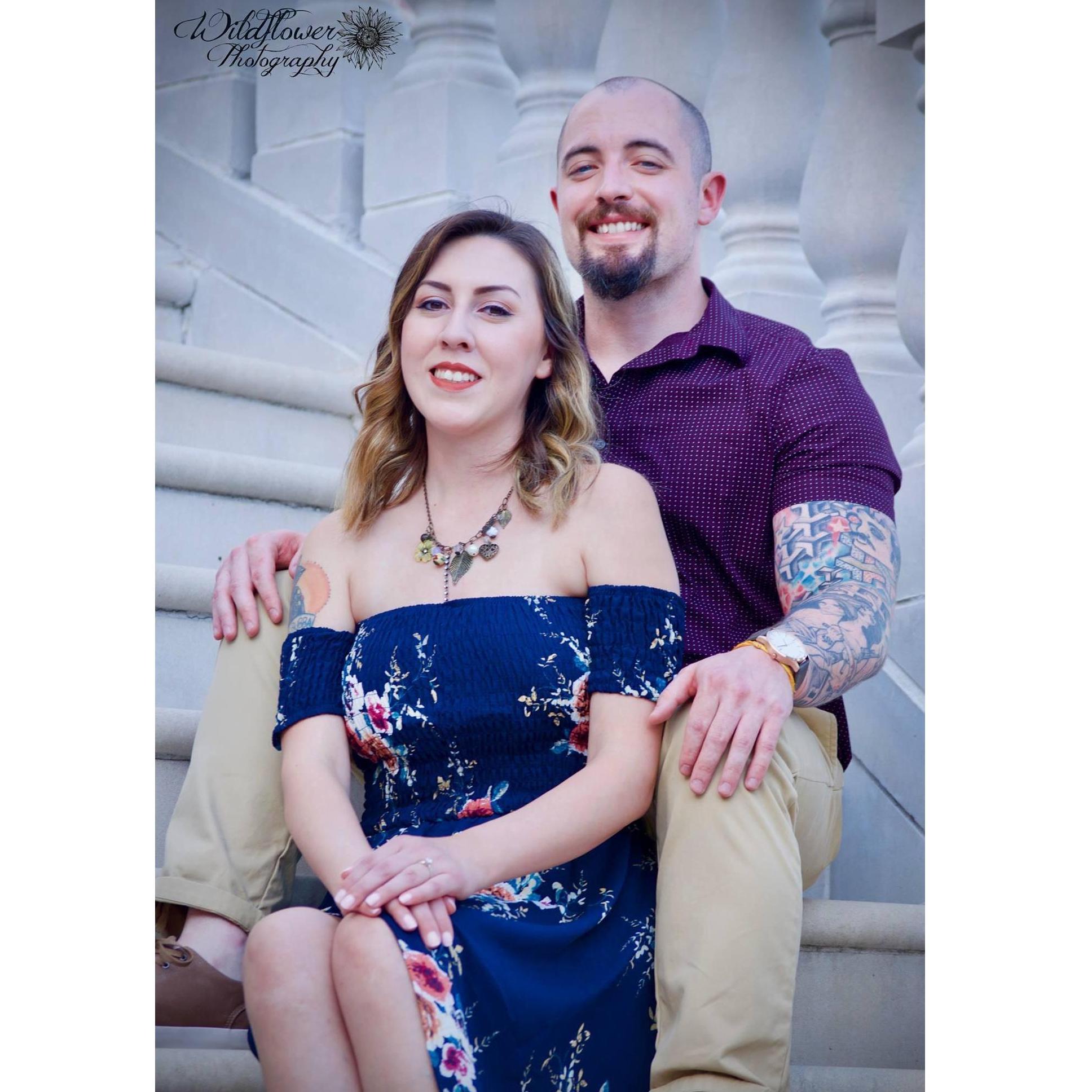 Huge thanks to my bridesmaid Deni for taking our engagement pics!! ❤️