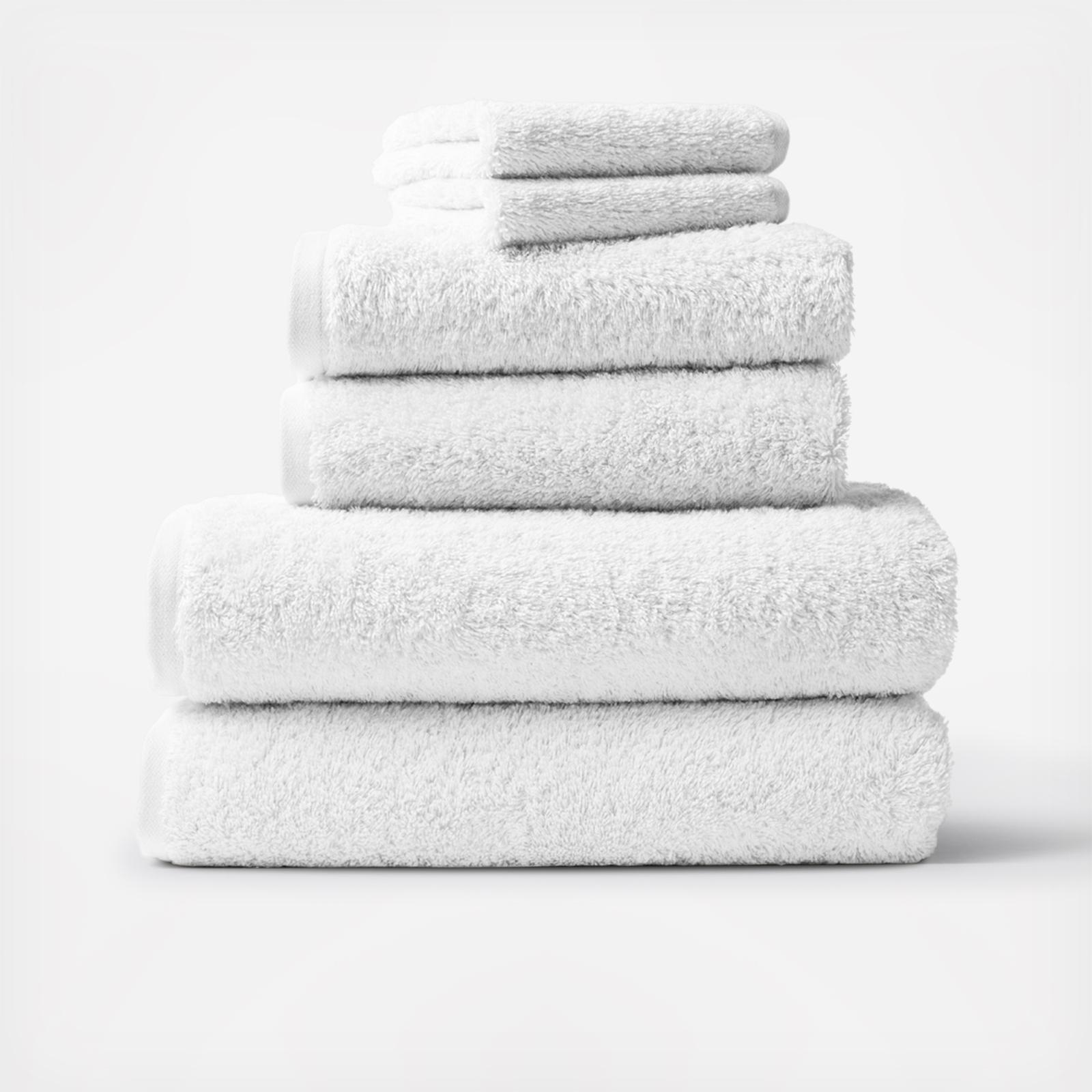 Coyuchi Air Weight Organic Towels - Set of 4 Bath Towel Alpine White