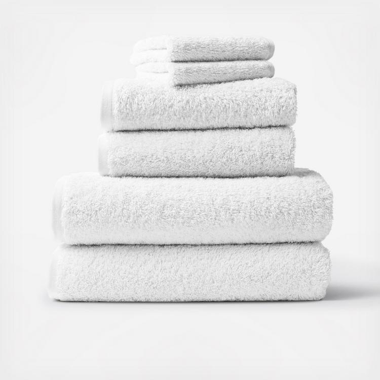 Cloud Loom Alpine White Organic Bath Towels