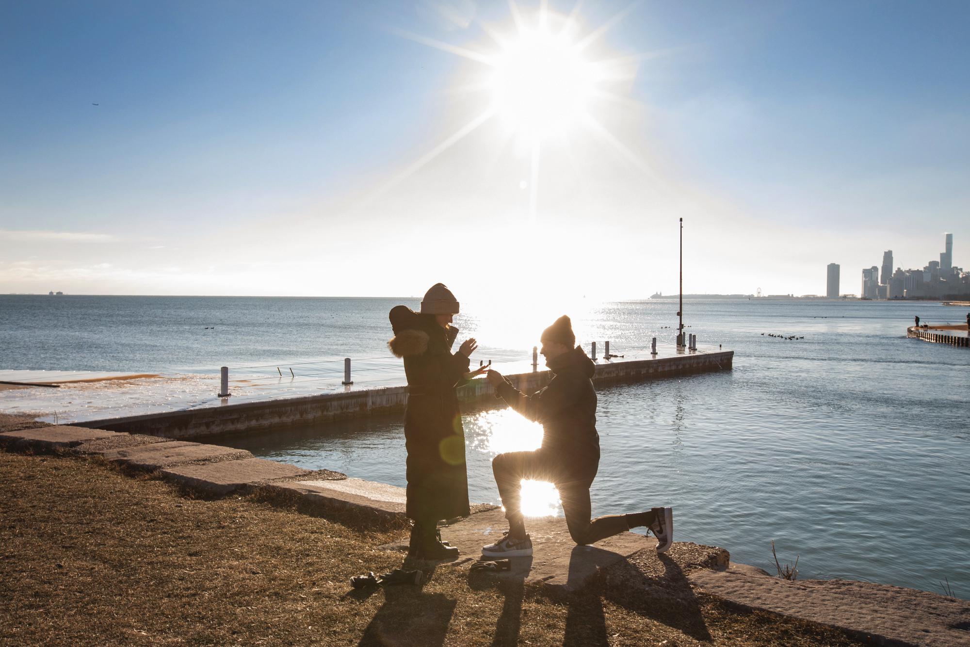 Alessandra forgot to say yes at first.