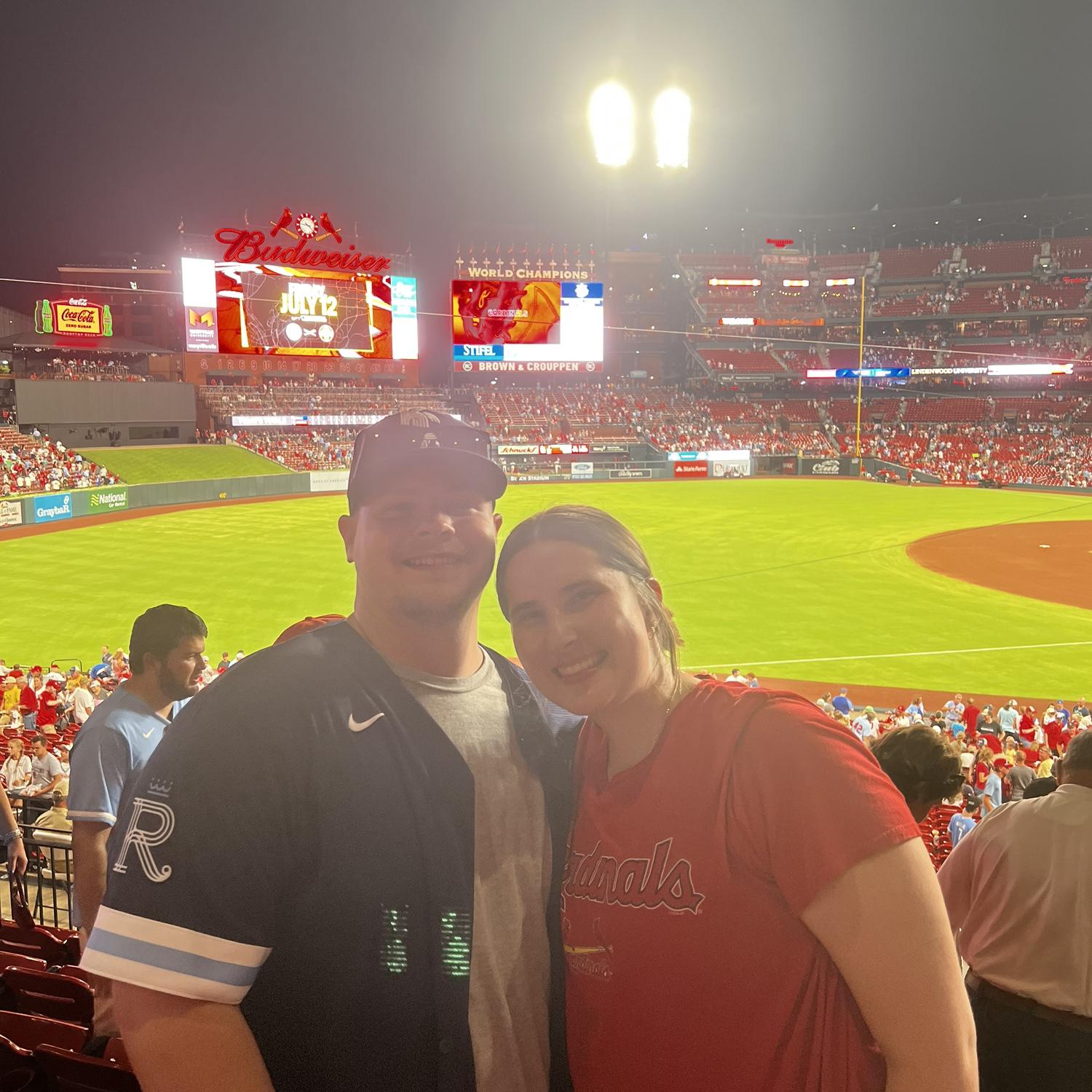Took a weekend trip to St. Louis to watch the Royals and Cardinals!