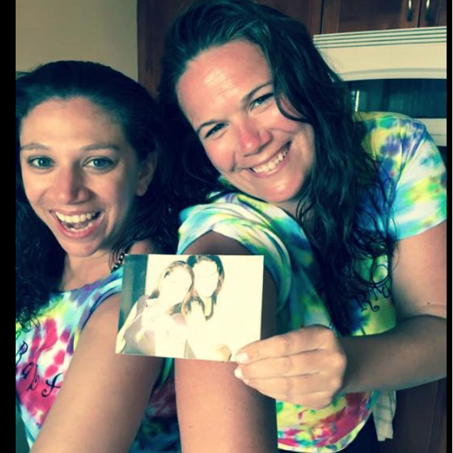 Alexis and Jackie pretending 30 is the New 21 in Aruba.