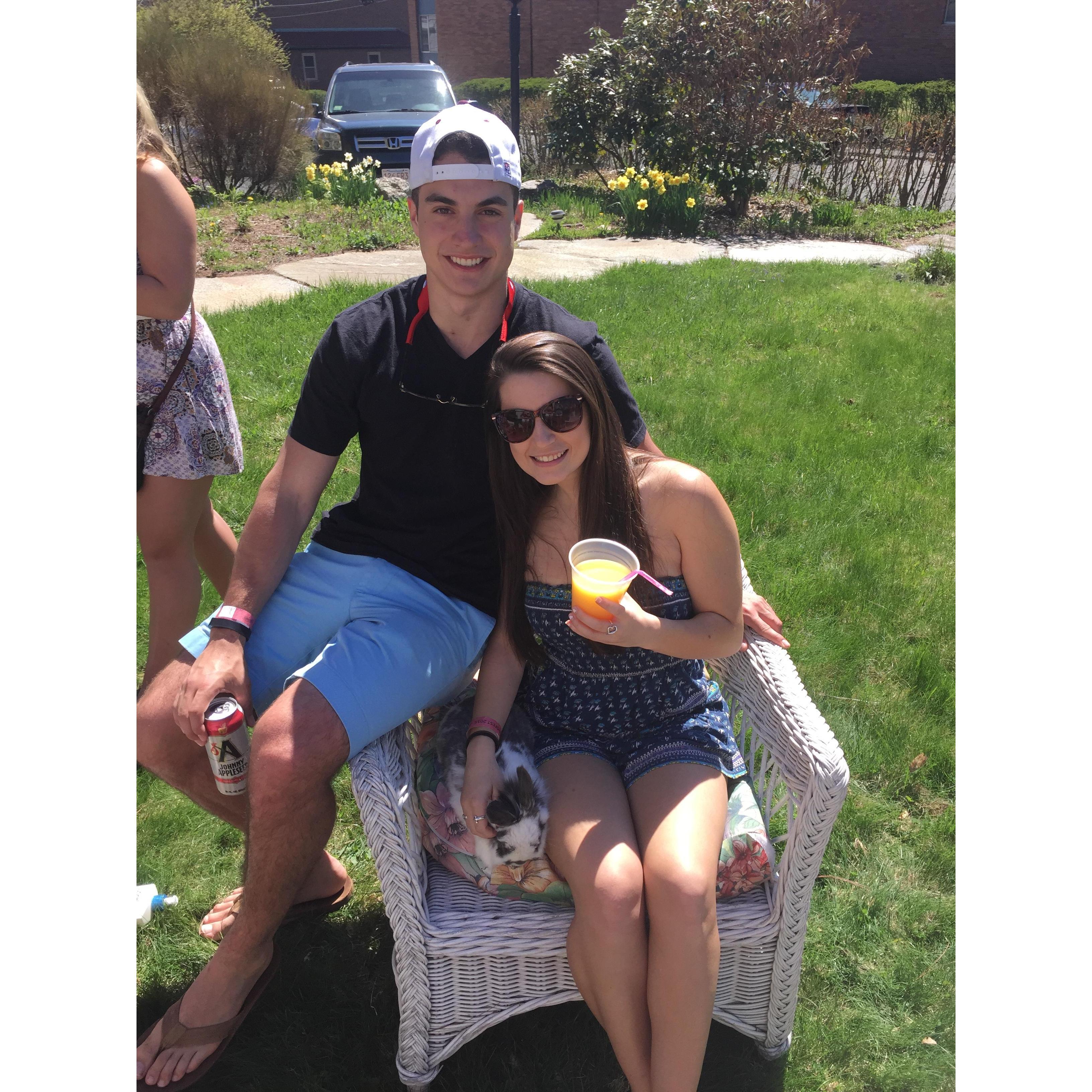 One of our first weekends officially "dating"