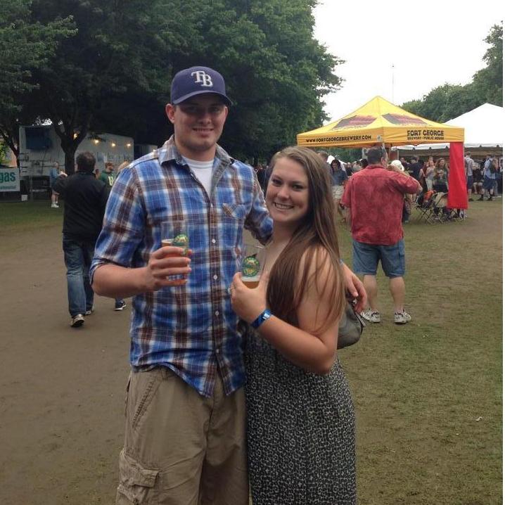 Taking him on adventures in OR to convince him to move here (OR Brewfest)