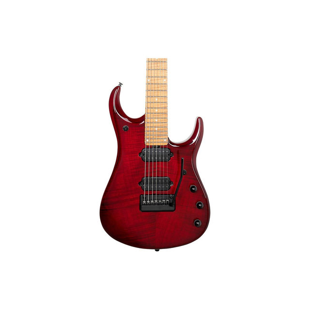 Ernie Ball Music Man JP15 7-String Electric Guitar Red Tide Flame