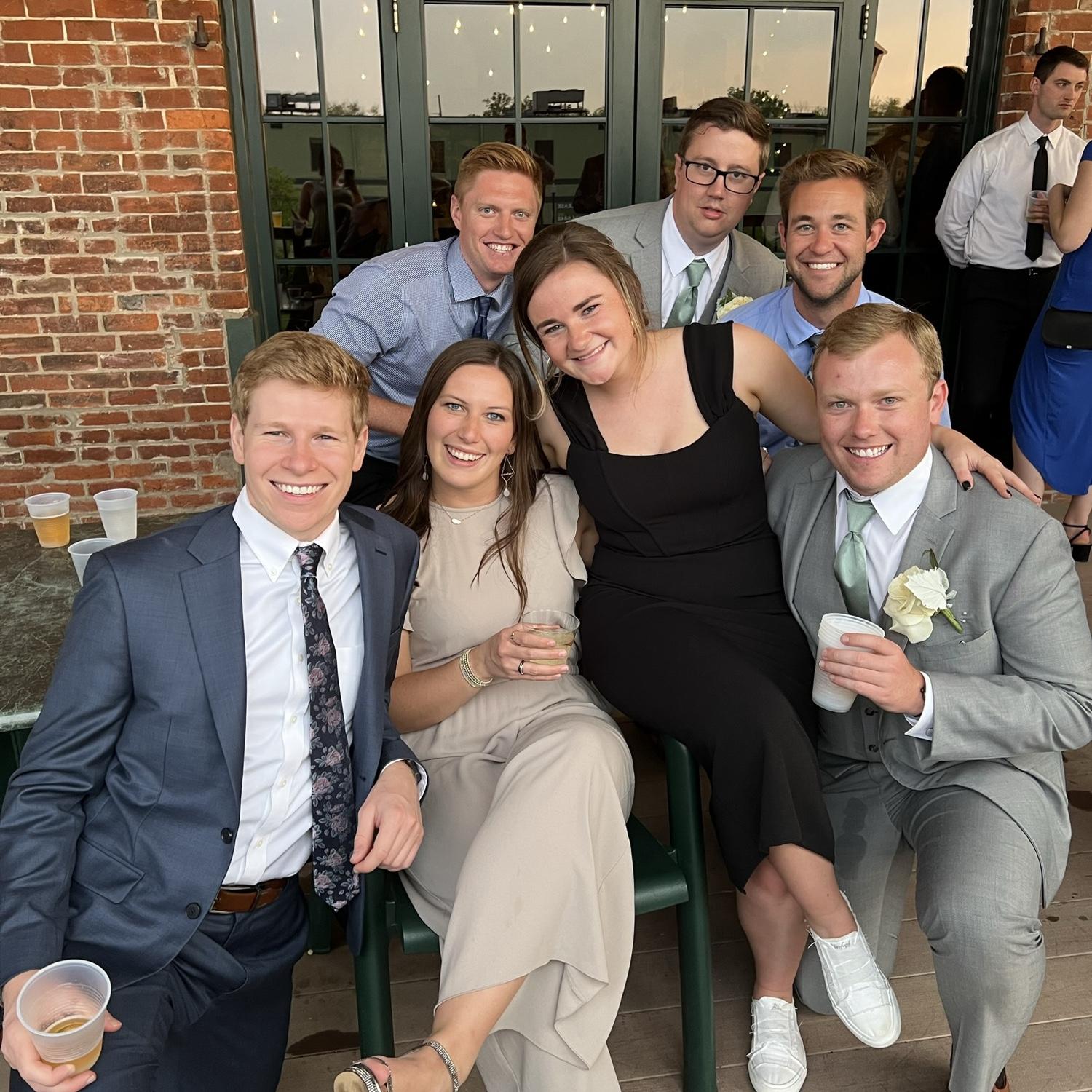 We LOVE weddings with our best friends!