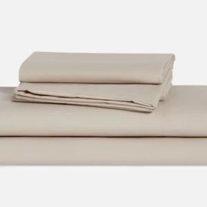 Classic Percale Core Sheet Set (Pebble, full), Brooklinen