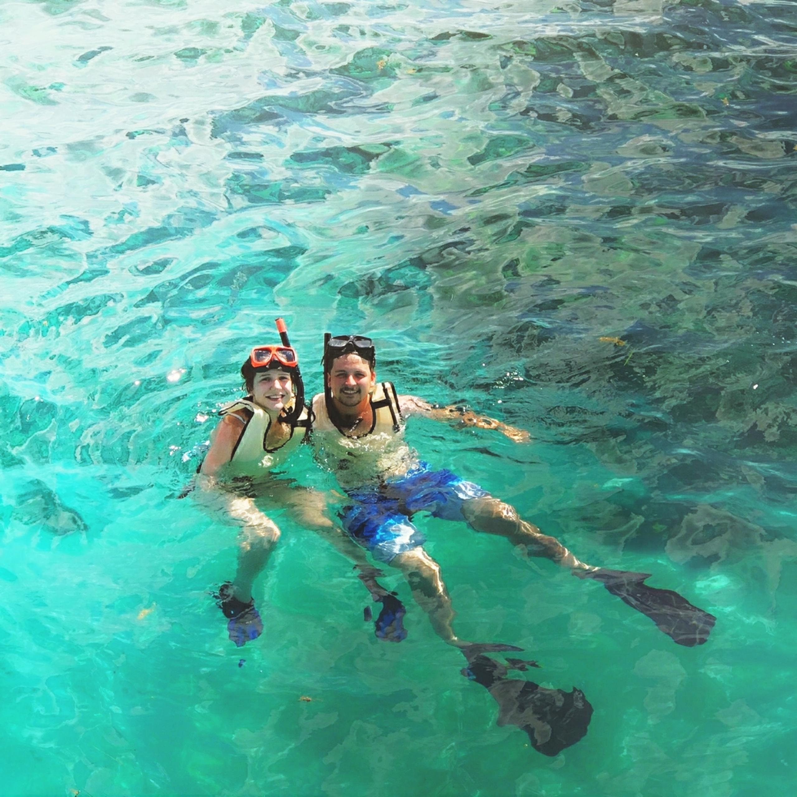 August 2017... swimming in the Bahamas!