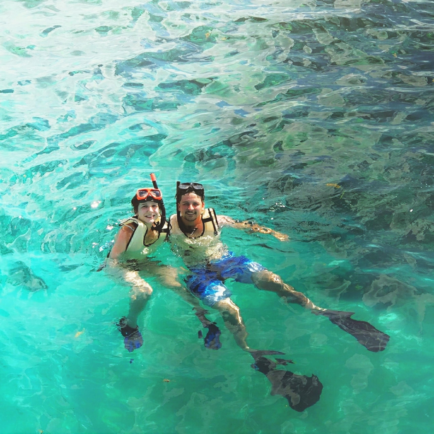 August 2017... swimming in the Bahamas!