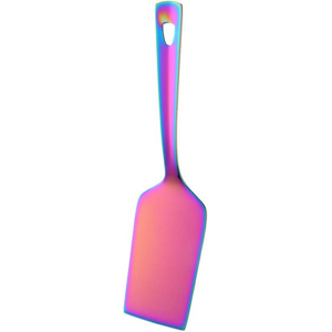 Lasagna Server, BuyGo Griddle Spatula Cake Server Stainless Steel Cooking Spatula, Mirror Polish & Dishwasher Safe, Rainbow