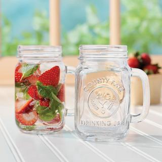 County Fair Drinking Jar, Set of 12