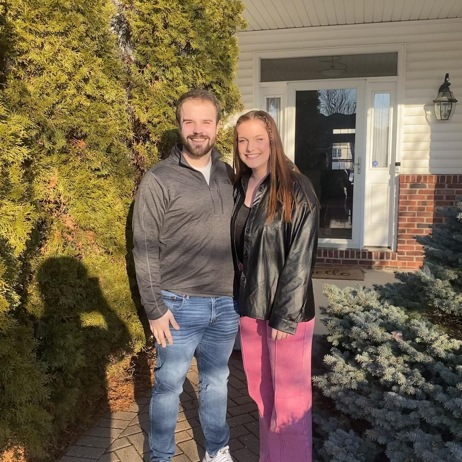 This was our first Valentine's Day we spent together. We went bowling at Mt. Hawley (and this started our love for bowling dates) and then got dinner at Industry Brewing in Peoria..