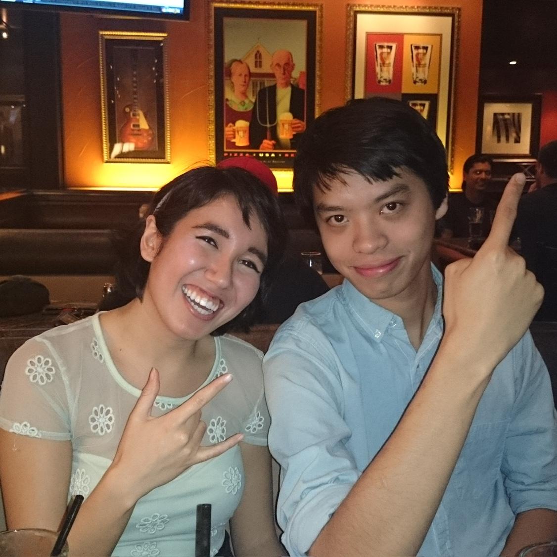 At my 21st birthday dinner!