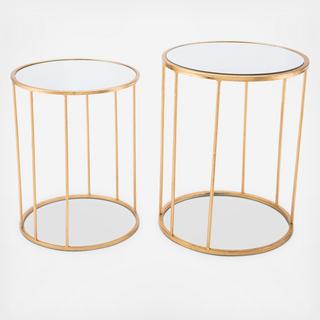 2-Piece Nesting Round Table Set