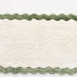 Maeve by Anthropologie Scalloped Cotton Bath Mat