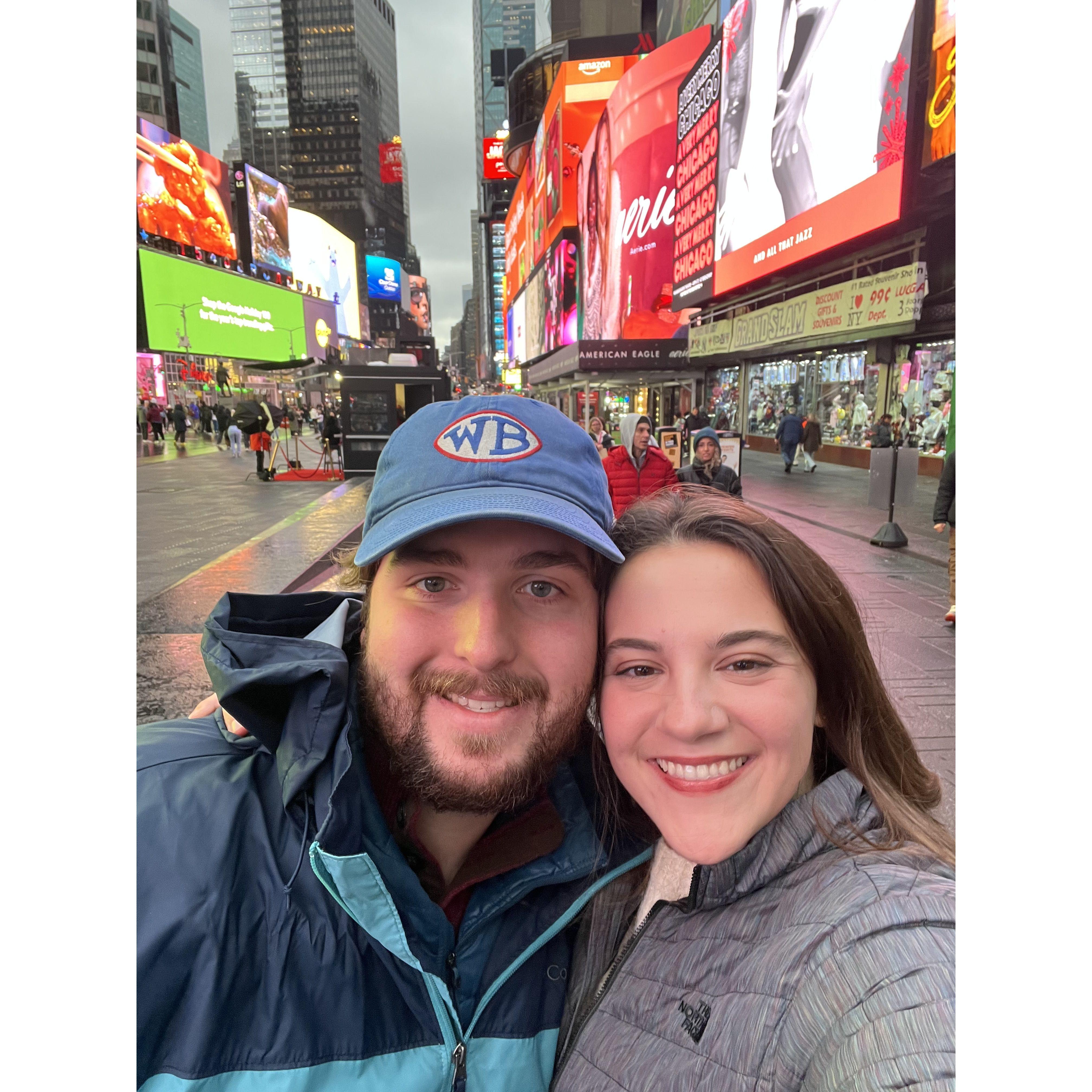 Our first out-of-state trip together - New York City!