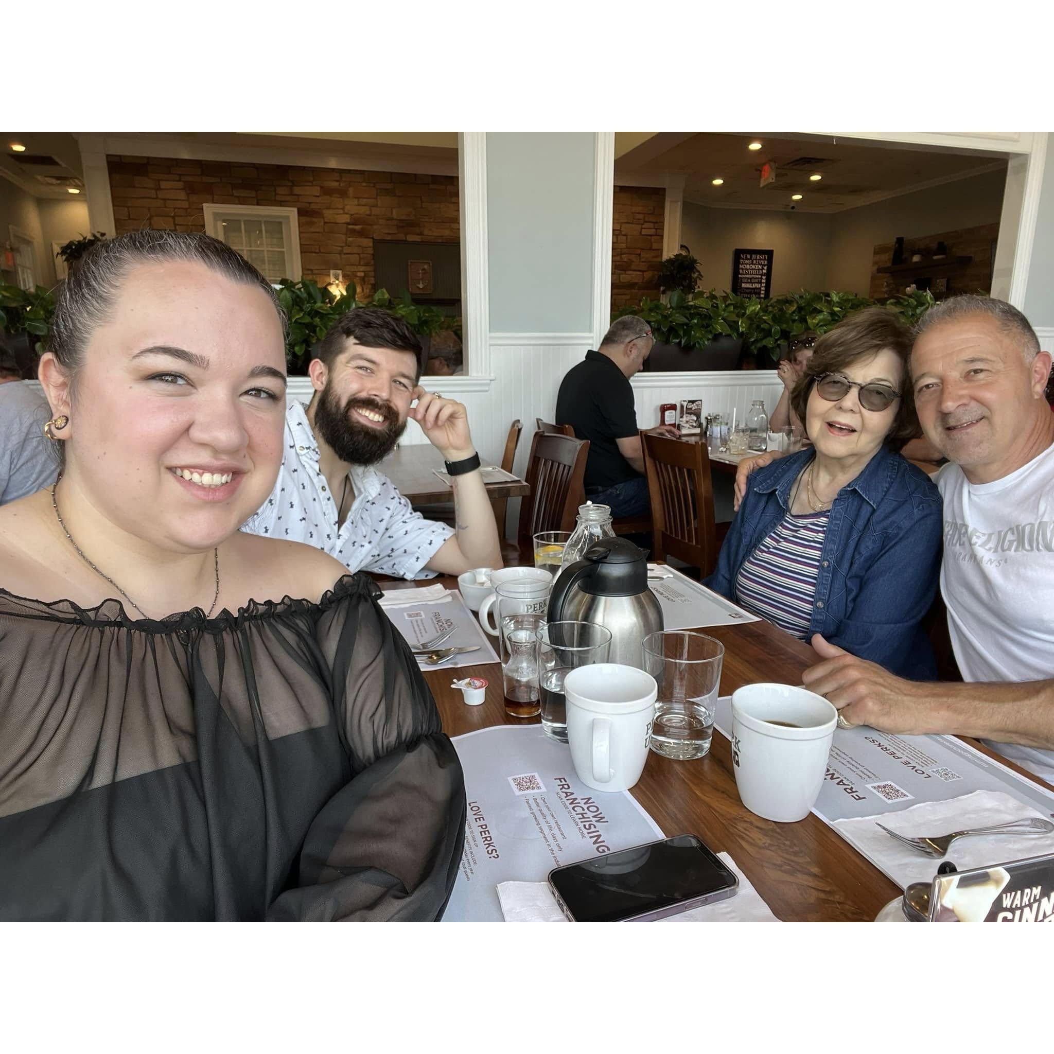 Father's Day Breakfast with GV and Dad!