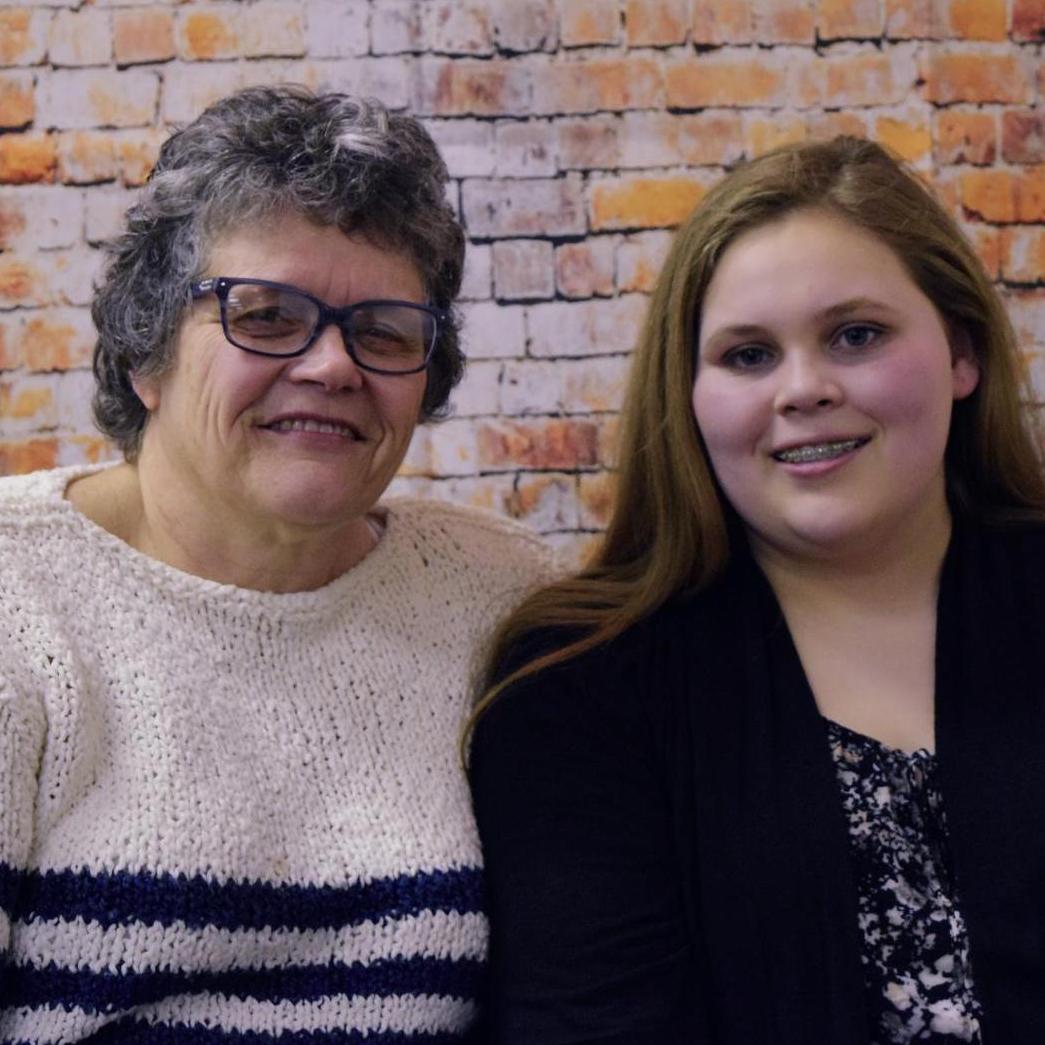 Barb - Bride's Mom and Darian - Bride's niece