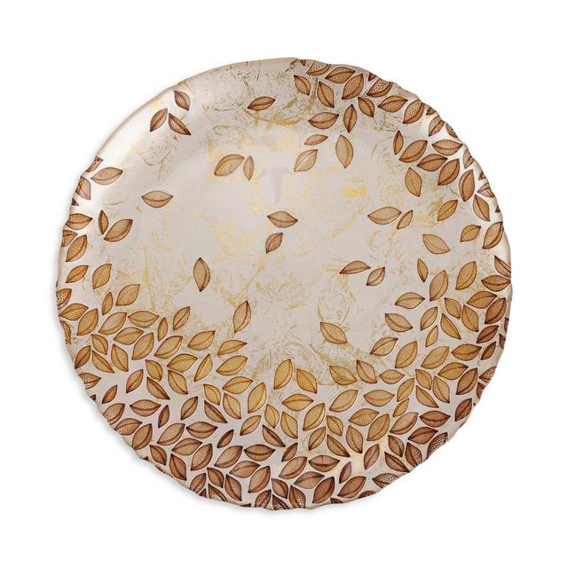VIETRI Autunno Glass Round Platter