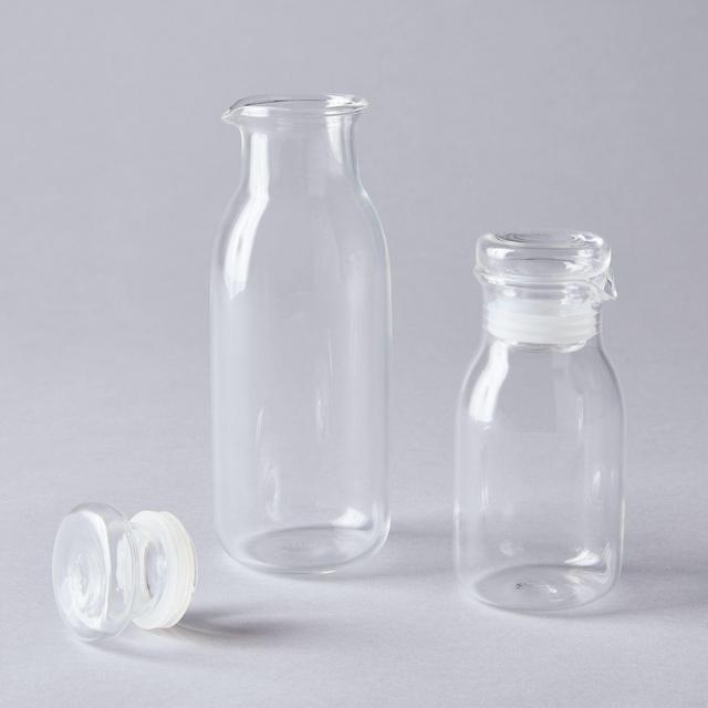 Shake, Pour, Preserve Glass Salad Dressing Bottle
