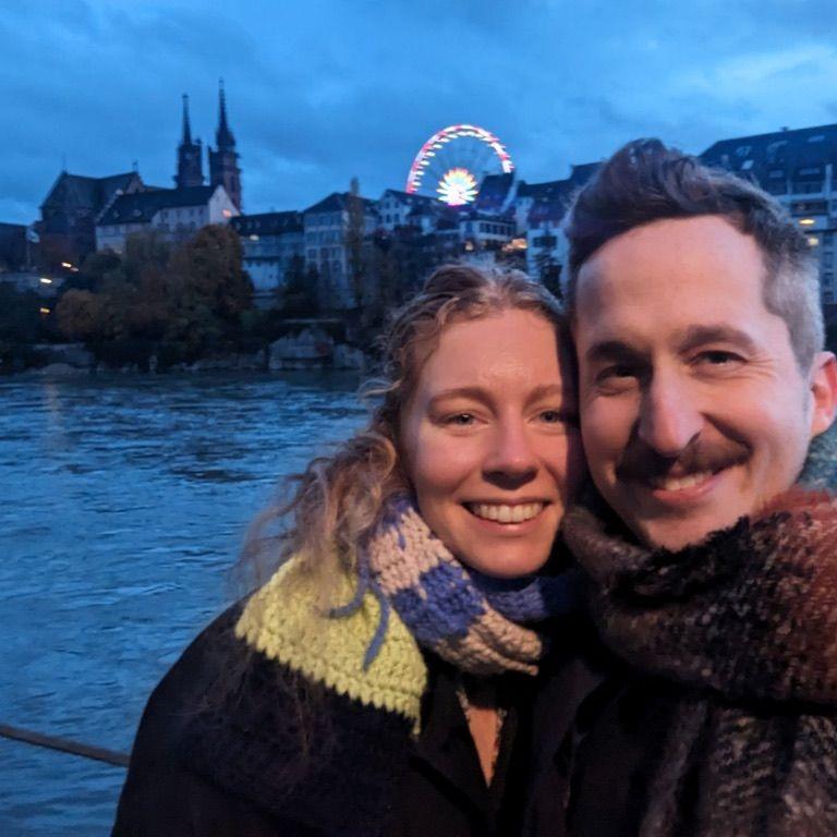 Picture taken after Jesse proposed